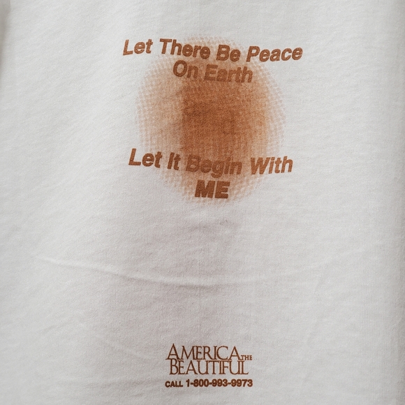 Vintage Bill of Rights Void Where Prohibited By Law White Shirt Adults M/L NWOT - Picture 5 of 7